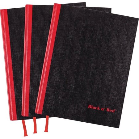 BLACK N RED Notebook, 8.5""X12"", 3Pk JDK400123487